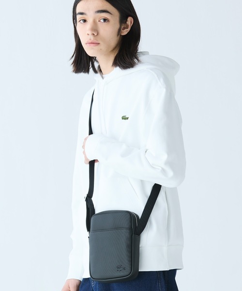 LACOSTE ショルダーバッグ メンズクラシック バーティカルカメラバッグ