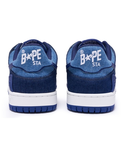 A BATHING APE スニーカー BAPE SK8 STA DENIM M メンズ : ZOZOTOWN 
