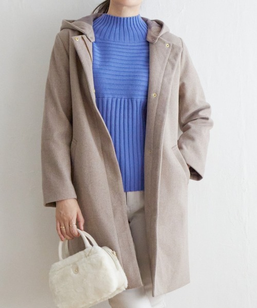 お値下げ‼️ウールライク切り替えコート GLOBAL WORK｜ウールライク切り替えコート/499669 | Rakuten Fashion
