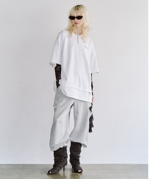 JOSE MOON（ジョゼムーン） スウェットパンツ ジャージ SIDE SLIT