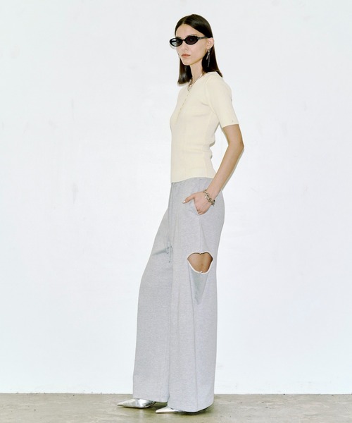JOSE MOON（ジョゼムーン） スウェットパンツ ジャージ SIDE SLIT