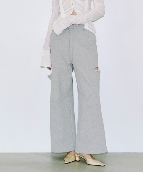 JOSE MOON（ジョゼムーン） スウェットパンツ ジャージ SIDE SLIT