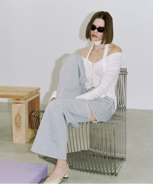 JOSE MOON（ジョゼムーン） スウェットパンツ ジャージ SIDE SLIT