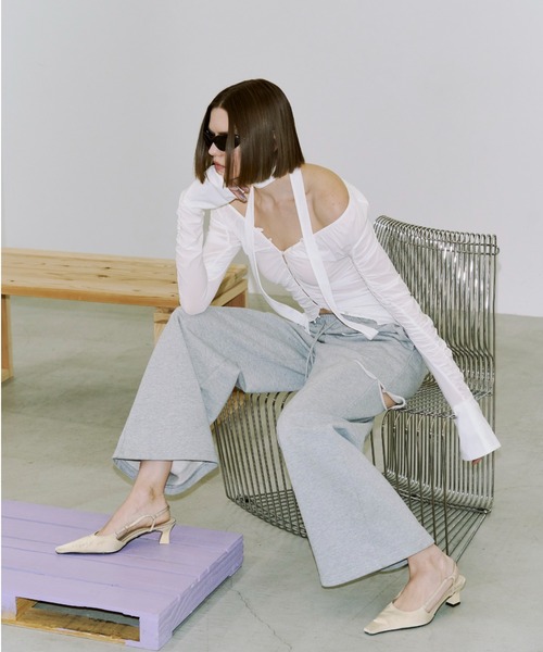 JOSE MOON（ジョゼムーン） スウェットパンツ ジャージ SIDE SLIT