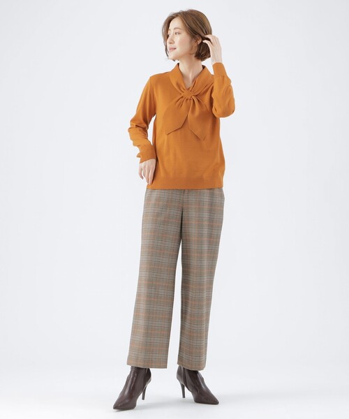 TRANS WORK（トランスワーク） ワイドパンツ パンツ 「ウォッシャブル