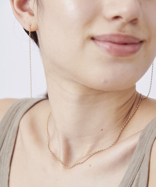 ネックレス K18RBG トーン チェーン ネックレス レディースの画像