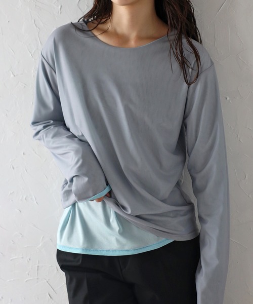 Bonjour Sagan tシャツ リバーシブルシアートップス レディース