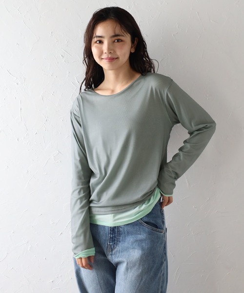 Bonjour Sagan（ボンジュールサガン） tシャツ リバーシブルシアー