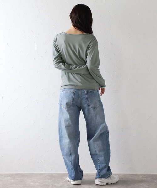 Bonjour Sagan（ボンジュールサガン） tシャツ リバーシブルシアー