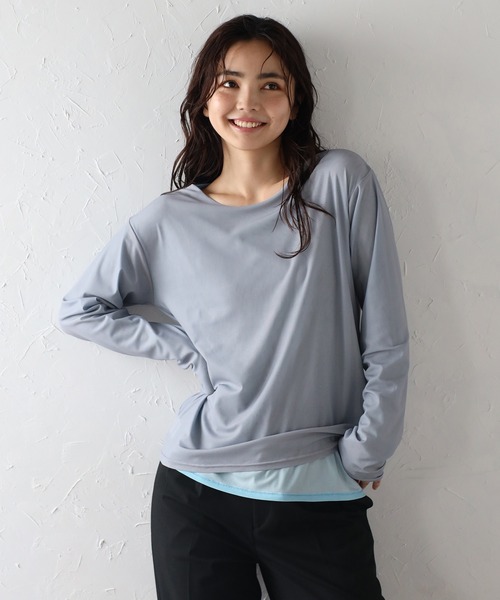 トップス Bonjour Bonjour Sagan tシャツ リバーシブルシアートップス レディース