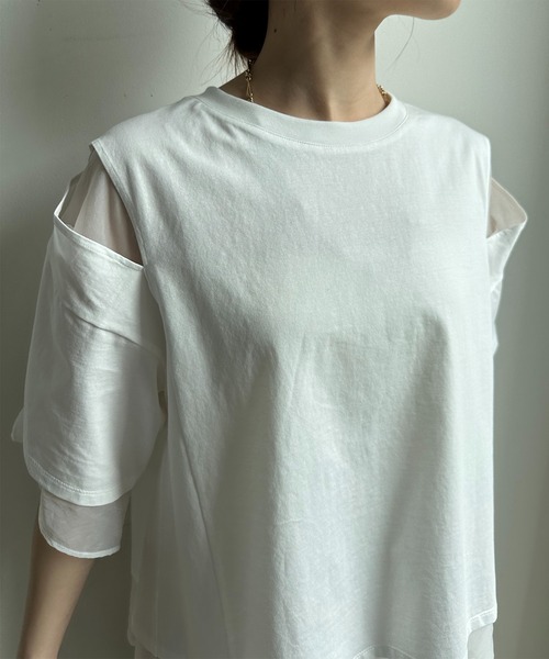 DouDou tシャツ Tシャツ 「WEB限定」リバーシブルカットソー