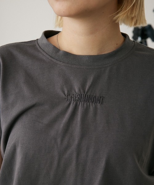 MIEL CRISHUNANT tシャツ サイドギャザーTシャツ レディース