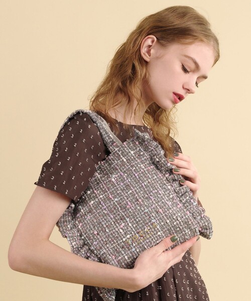 希少 黒入荷！ トートバッグ TOCCA WAVES レディース ミニバッグ MINIBAG バッグ