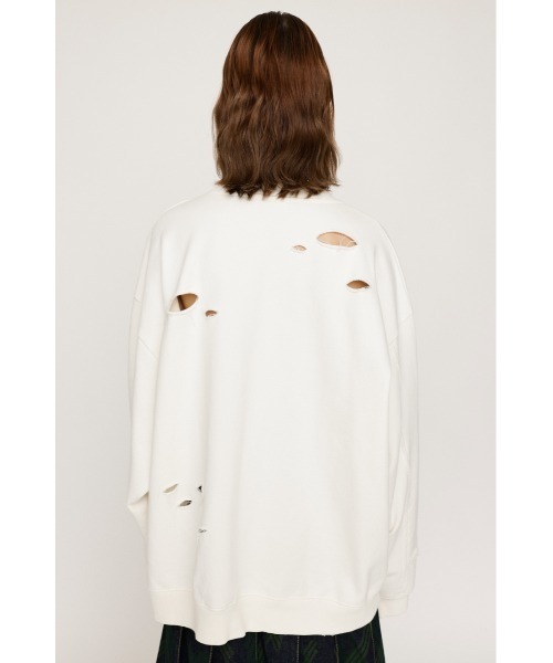 SLY　クラッシュドオーバースウェットトップス　定価10989円 SLY トレーナー スウェット CRUSHED OVER SWEAT TOPS クラッシュ