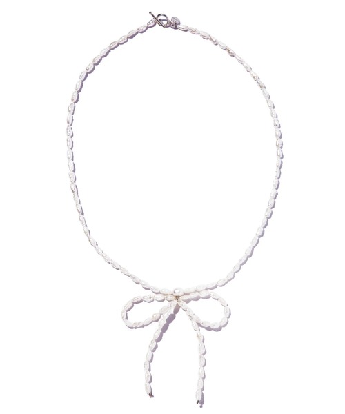 les bonbon（ルボンボン） ネックレス 「les bonbon」bow pearl