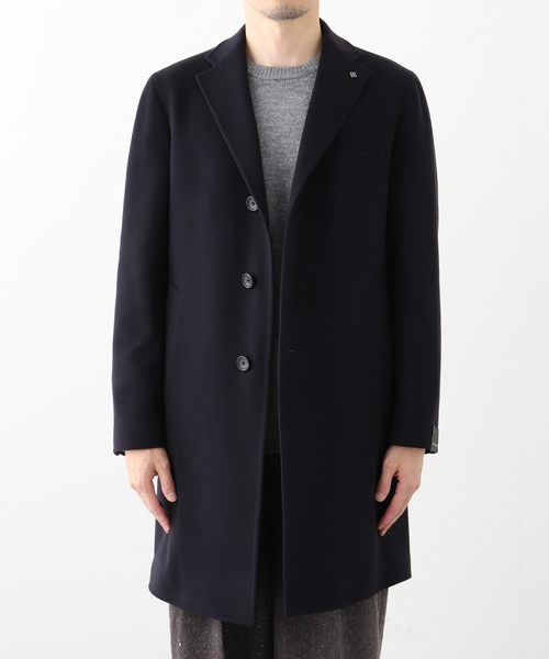 【美品】TAGLIATORE〈タリアトーレ〉　シングルチェスターコート TAGLIATORE チェスターコート コート TAGLIATORE(タリアトーレ