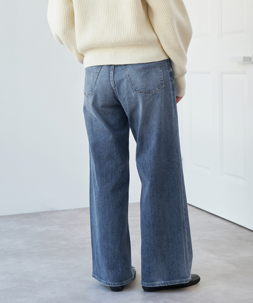 Spick＆Span（スピック アンド スパン） ワイドパンツ ジーンズ デニム