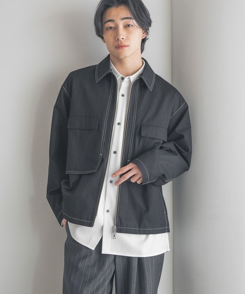 LOWRYS FARM｜リバーシブルパッチワークブルゾン | Rakuten