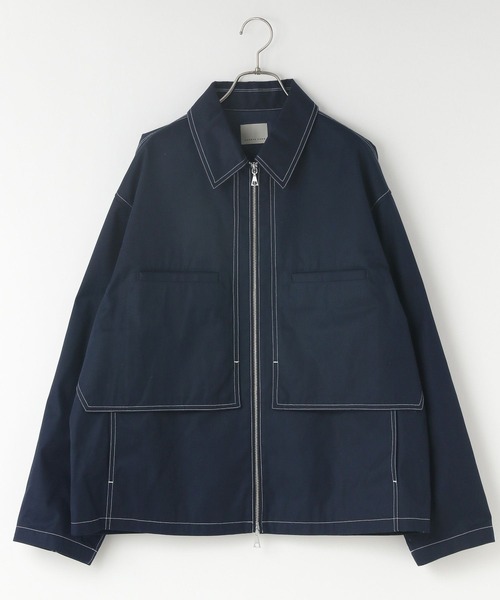 RN出品 ウラ刷りプリントシャツ メンズ(M ネイビー): トップス｜Right