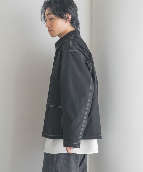LOWRYS FARM ブルゾン アウター 2WAYキルティングブルゾン