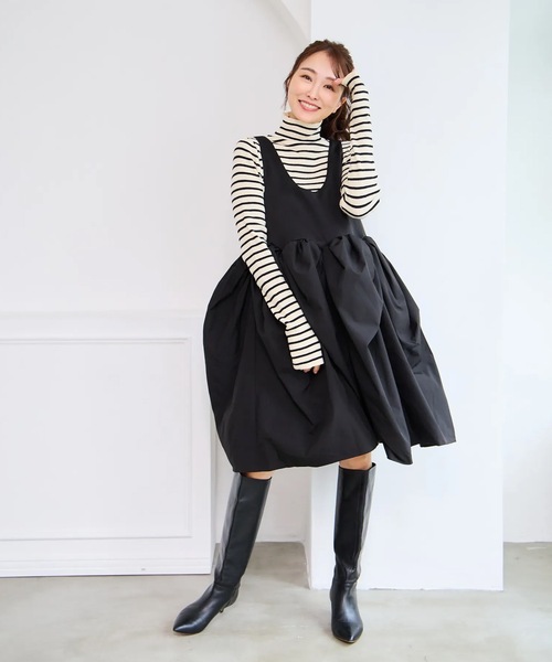 MILLY ブラック ノースリーブ ワンピース　サイズ2 楽天市場】【20%OFFクーポン☆】サイドスリットニットワンピース