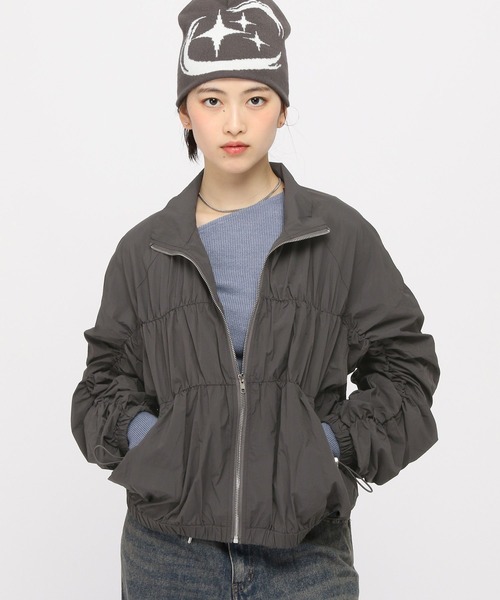 美品!!【trois】 エアーナイロンブルゾン ◇エアーナイロンブルゾン（5316150401） | ADORE (Women