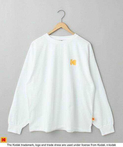coen tシャツ 「Kodak/コダック」ロゴアイコンプリントロングT