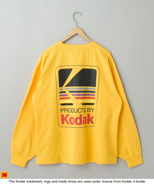 coen tシャツ 「Kodak/コダック」ロゴアイコンプリントロングT