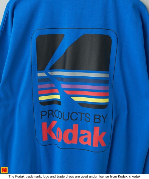 coen tシャツ 「Kodak/コダック」ロゴアイコンプリントロングT