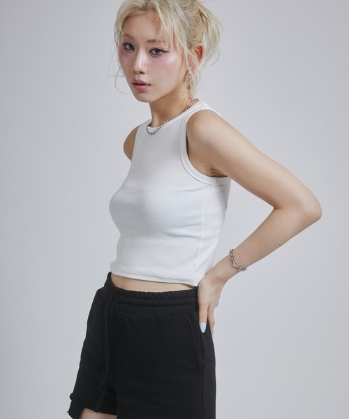 春夏新作モデル ENVYM タンクトップ アメスリタンクトップ ノースリーブ トップス