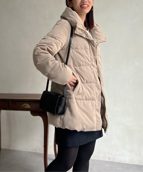 「Chez toi」 ダウンジャケット FREE アイボリー レディース_画像5