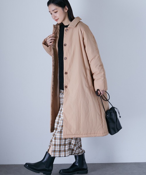 NANO universe（ナノ・ユニバース） ステンカラーコート FREE ベージュ