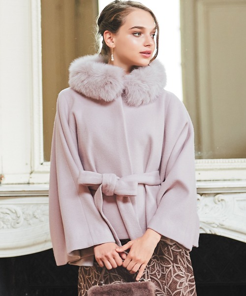 NOELA 「NOELA」 ポンチョ フリー ピンク レディース : ZOZOTOWN Yahoo