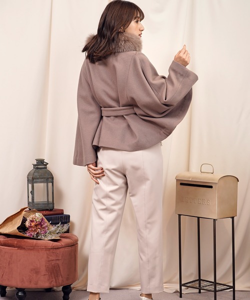 NOELA 「NOELA」 ポンチョ フリー ピンク レディース : ZOZOTOWN Yahoo