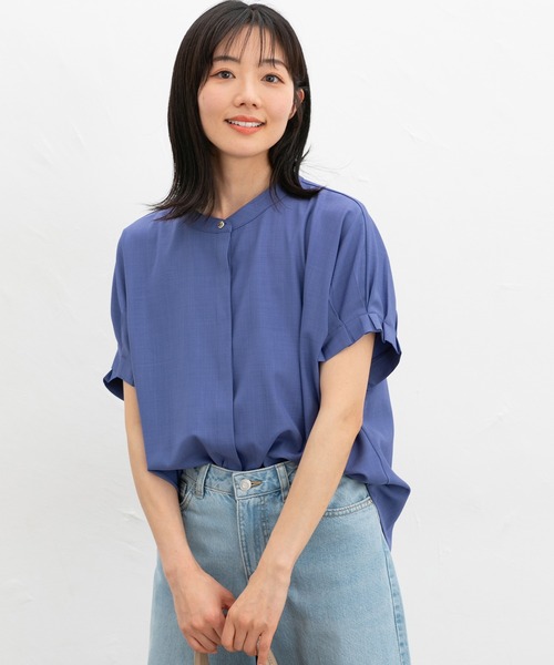 Honeys ブラウス シャツ 袖タックブラウス レディース