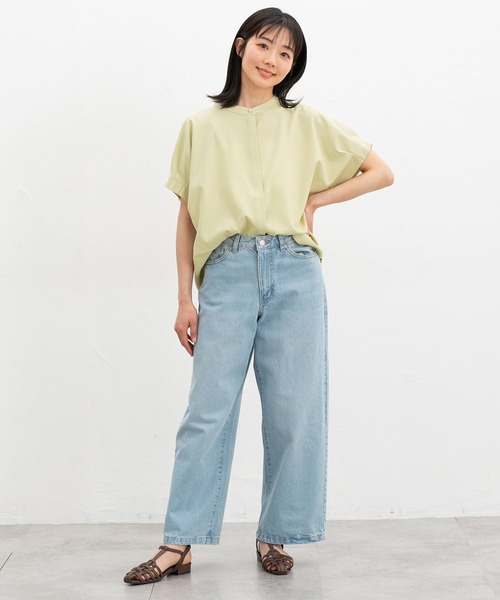 Honeys ブラウス シャツ 袖タックブラウス レディース