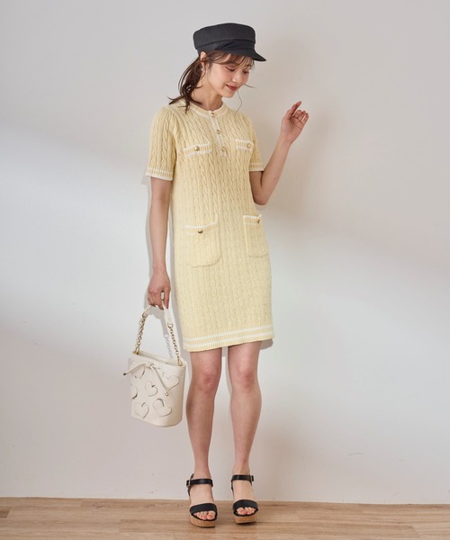 新品未使用　ワンピース　130 31 Sons de mode ワンピース ケーブルミニワンピース : ZOZOTOWN