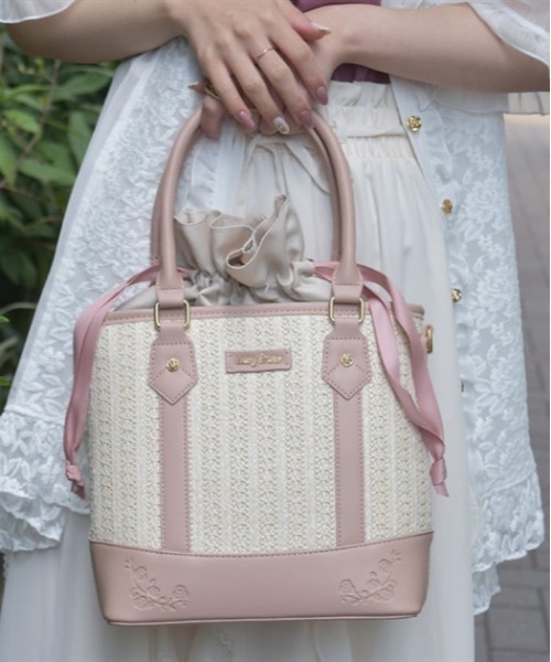 axes femme（アクシーズ ファム） かごバッグ カゴバッグ 合皮×雑材