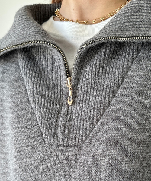 「un dix cors」 ニットワンピース FREE ブラック レディース_画像8