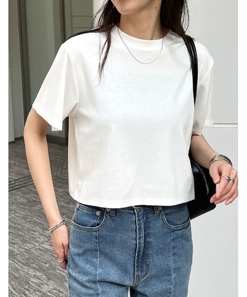 Re:EDIT tシャツ 「2025 SUMMER COLLECTION」セミクロップド半袖