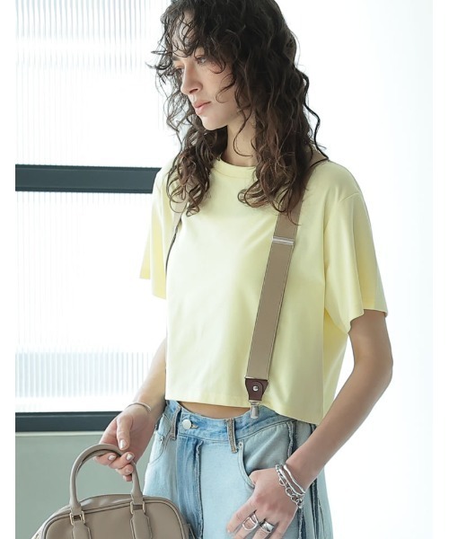 Re:EDIT tシャツ 「2025 SUMMER COLLECTION」セミクロップド半袖