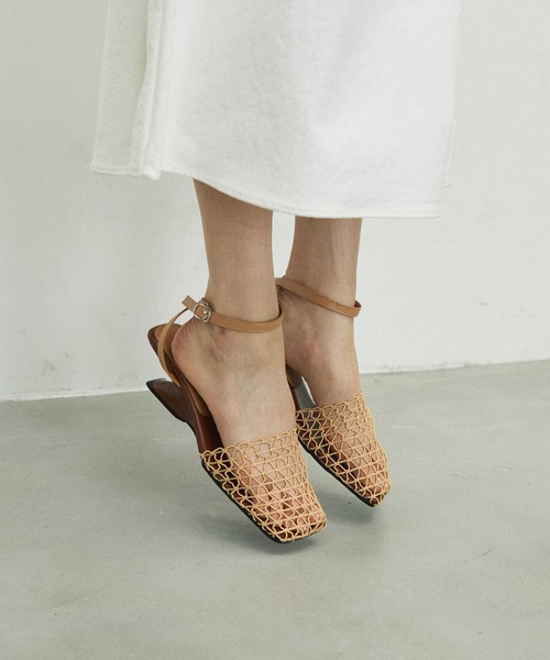 サンダル・ミュール MESH MULES サンダル Basket Mesh Mule Sandals/バスケットメッシュミュール