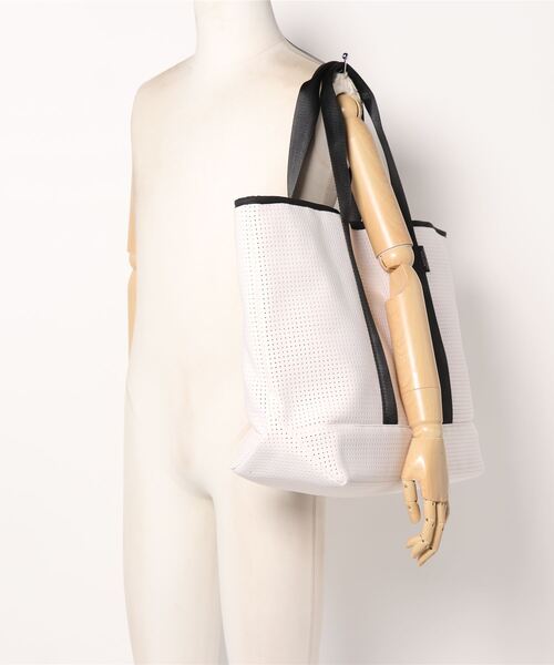 【EDITA.】メッシュホワイトトートバッグ Tote - EDITA．