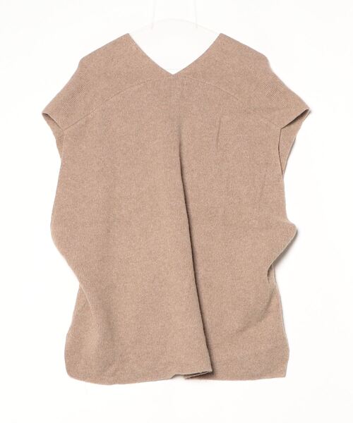 FRAY I.D（フレイ・アイディー） Vネックニット FREE ブラウン