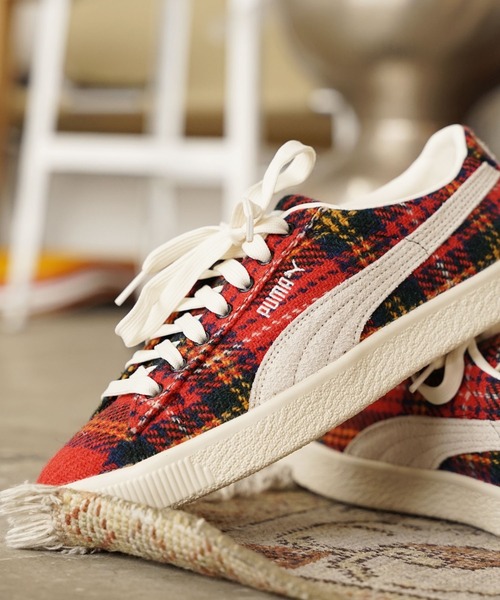 PUMA スニーカー PUMA/プーマ HARRIS TWEED チェック ローテク