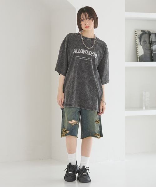 Anui tシャツ 「UNISEX/2サイズ展開」ダストビンテージTシャツ