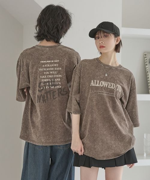 tシャツ 「UNISEX/2サイズ展開」ダストビンテージTシャツ レディース メンズ Anui tシャツ 「UNISEX/2サイズ展開」ダストビンテージTシャツ