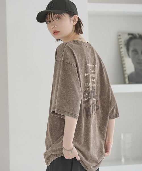 tシャツ 「UNISEX/2サイズ展開」ダストビンテージTシャツ レディース メンズ Anui tシャツ 「UNISEX/2サイズ展開」ダストビンテージTシャツ