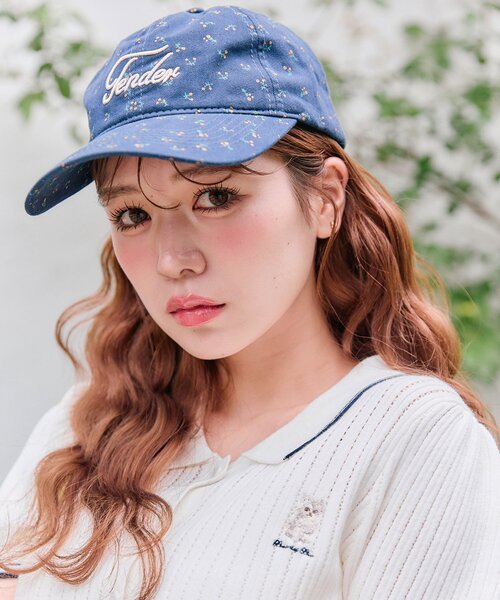 OLIVE des キャップ 帽子 花柄キャップ レディース : ZOZOTOWN