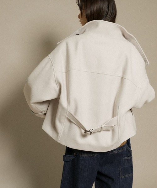 「KBF」 ジャケット ONE ライトグレー レディース_画像9